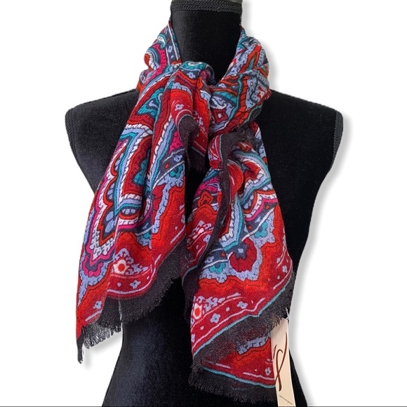 collection eighteen Accessories - NEW Collection 18 Women’s Paisley Shawl Wrap
